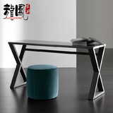 新中式电脑桌明清古典办公家具书桌电脑桌椅实木书桌水曲柳写字台
