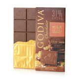 美国原装进口Godiva歌帝梵高端31%盐焦糖牛奶巧克力排块100G零食