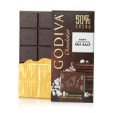 美国原装进口Godiva歌帝梵高端50%海盐黑巧克力排块100G零食礼品