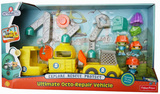 费雪正品 海底小纵队章鱼堡修理站套装CKC03角色扮演儿童益智玩具