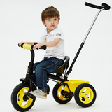 宝仕儿童三轮车脚踏车2-3-5岁婴儿童车宝宝手推车免充气双刹车