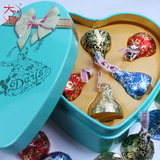 Kisses好时巧克力DIY心形蓝色礼盒水滴巧克力6粒婚庆喜糖成品糖盒