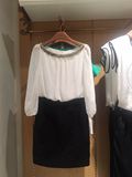 CCDD专柜正品2016秋装新款钉珠连衣裙16-3-k067 c63k067