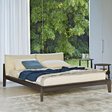 厂家直销白蜡木床1.8米1.5米现代简约家具北欧实木床双人床原木床