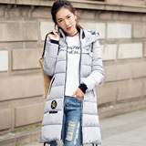 2016冬装女中长款羽绒加厚保暖棉衣大码韩版时尚学生长袖外套修身
