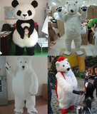 北极熊白熊猫卡通人偶服装行走人扮演定制玩偶活动道具布偶吉祥物