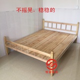 东莞木床1.5单人床1.2双人床1.8米宿舍床木板床硬板床特价实木床