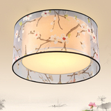 中式吸顶灯圆形 客厅卧室灯LED大气现代简约节能温馨新中式灯具