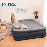 正品INTEX豪华单人床双层充气床垫双人充气垫床加厚加高充气床