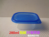 包邮280ML塑料一次性餐盒长方形小千层榴莲蛋糕盒子试吃盒保鲜盒