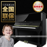 韩国原装进口二手钢琴英昌U3出口FU.55永昌黑白立式钢琴性价超高