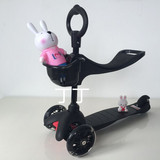 德国micro米高同款mini三合一3in1儿童三轮学步滑板车带座学步车