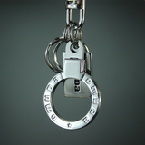 欧美达不锈钢钥匙链钥匙扣男士韩国情侣创意腰挂汽车钥匙链高档女
