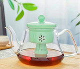 黑茶煮茶壶陶瓷内胆蒸茶壶蒸汽壶功夫玻璃茶具养生壶电陶炉烧水壶