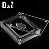 高档亚克力戒指展示方块 有机玻璃带盖首饰玉器珠宝饰品展示道具