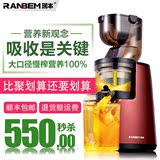 Ranbem/瑞本613大口径家用电动原汁机 低慢速多功能榨汁机 果汁机