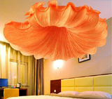 新中式吸顶灯吊灯海洋布艺灯儿童卧室婚房灯浪漫温馨创意海螺灯具