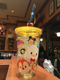 香港迪士尼代购 米奇米妮Tusm 儿童可爱卡通吸管杯 可乐吸管杯子