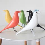 北欧宜家设计师简约创意摆件艺术树脂鸟鸽子简约摆设工艺装饰品