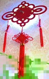 创意中国结挂钟喜庆LED时钟灯静音钟表灯 客厅卧室背景装饰灯壁灯