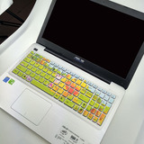 华硕x550/15.6寸飞行堡垒系列FX50JX笔记本键盘膜保护贴防尘垫套
