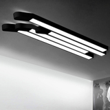 简约现代北欧宜家长条设计公司办公室会议过道灯具LED极简吸顶灯