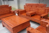 红木家具明清中式仿古全实木雕花客厅沙发组合非洲花梨木财源滚滚