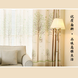 棉麻纱树定制窗帘成品特价落地窗帘客厅卧室飘窗遮光简约现代清新