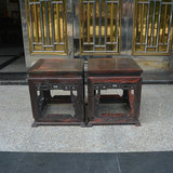 聚宝轩 老挝大红酸枝老料方凳 交趾黄檀古典回形凳|餐桌凳|八仙凳