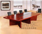 办公家具实木贴皮会议桌长桌油漆会议桌简约洽谈桌接待桌培训桌
