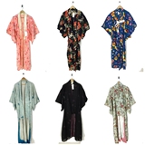 vintage古着传统日本和服浴衣羽织和风舞台刺绣正娟开衫精品140