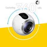三星 Gear360度 全景VR相机4k摄像高清运动数码虚拟现实
