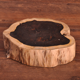 紫光檀底座木料 黑檀原木树根 红木天然随形实木雕摆件茶壶托杯垫