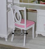 【YZ004】韩式欧式儿童家具可定制书桌椅实木椅餐桌椅软包椅