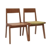 北欧宜家日式全实木餐桌椅组合 现代简约风格办公椅 白橡木餐椅