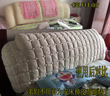 皮床床头罩布艺加厚弧形半圆形1.5/1.8/2米韩式床头防尘罩靠背套