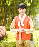 新款民族装 朝鲜族服装 男韩服 韩国表演服 精品成人舞蹈服装服饰
