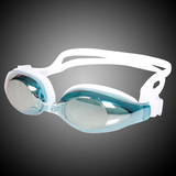耐浪防雾防水高清游泳眼镜男女通用电镀平光海边游泳必备泳镜