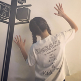韩国ulzzang短袖gd权志龙同款t恤女bigbang应援服学生MADE演唱会