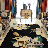 现代简约新西兰进口羊毛手工地毯客厅卧室房间门厅地垫传图定制