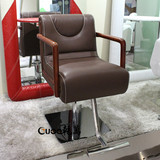 厂家直销发廊 复古欧式美发椅子 剪发椅子 理发椅子 实木扶手椅子