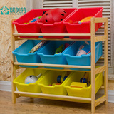 新品大容量 简易儿童玩具收纳架储物 置物架分类架 整理架 塑料