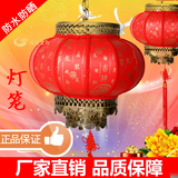一凡 春节新年大红中式户外圆形广告仿古羊皮灯笼防水防晒 定做