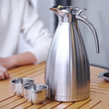 大容量咖啡壶不锈钢保温壶真空保温瓶家用热水瓶暖水壶欧式2L学生