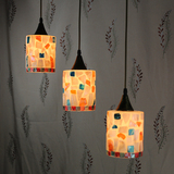 地中海风格餐厅灯具创意吧台吊灯天然贝壳灯服装店网吧个性吊灯饰