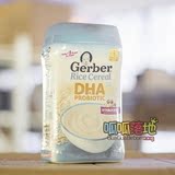 批发美国Gerber嘉宝DHA米粉1段大米益生菌227g16.12 0052箱起26