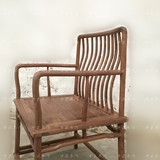 新中式黑胡桃椅子餐椅茶椅梳背椅主人椅沙发椅免漆禅意大师设计