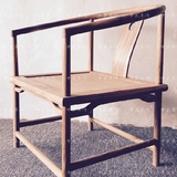 中式实木餐椅茶椅免漆榆木特价圈椅茶楼会所设计坐具文人空间现货
