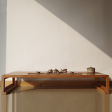 新中式实木炕桌榻榻米矮桌小茶桌禅意家具现代简约原木茶几飘窗桌