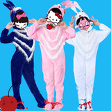 新款男女儿童舞台演出服饰动物服装小白兔子造型连体卡通表演衣服